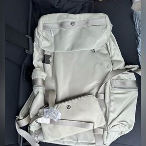 Lululemon Wanderlust Backpack and Wristlet Wallet